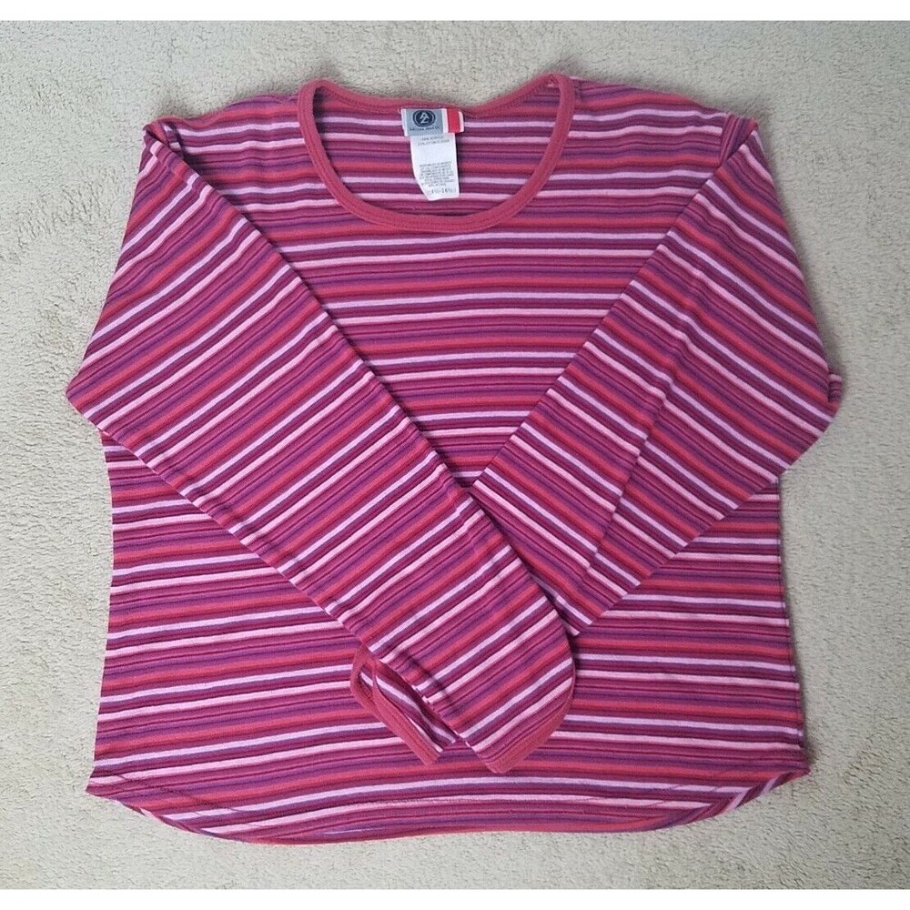 Lot of 2 Arizona Jean Co. Girl's Large 14 1/2-16 1/2 Long Sleeve Shirts Vintage - Picture 2 of 9